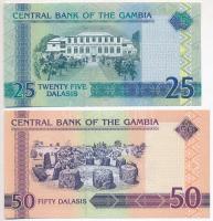 Gambia 1971-1984. 1D + 2001. 10D +  2006. 5D + 25D + 50D T:I,I-
Gambia 1971-1984. 1 Dalasi + 2001. ...