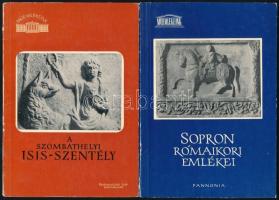 5 db könyv-Molnár József: Szigetvár török műemlékei. Bp., 1958, Képzőművészeti Alap; Fitz jenő: Gors...