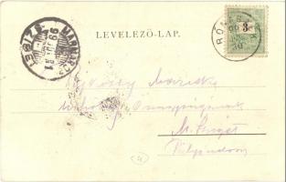 1899 Rónaszék, Costiui (Máramaros); Apaffy-bánya, Wizner és Dávid kiadása / mine (EK)