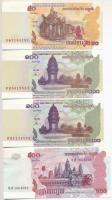 Kambodzsa 1996. 500R + 1999. 1000R + 2001. 100R (2x) + 2002. 50R + 500R T:I,I- Cambodia 1996. 500 Rials + 1999. 1000 Rials + 2001. 100 Rials (2x) + 2002. 50 Rials + 500 Rials C:UNC,AU