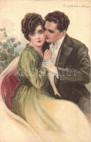 16 db RÉGI hölgyes motívumlap, művészlapok / 16 pre-1945 lady art motive postcards