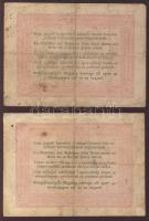 1848. 5Ft "Kossuth bankó" 2klf szín-, ill. román szövegű variáns! T:III