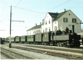 20 db MODERN külföldi gőzmozdony / 20 modern European locomotives, trains