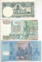 Thaiföld 1955. 1B + 1997. 50B + 2003. 20B emlékkiadás T:I,I- kis fo.
Thailand 1955. 1 Baht + 1997. ...