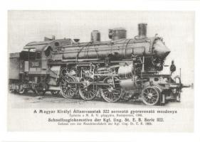 10 db MODERN magyar vasutas, vonatos, gőzmozdonyos képeslap / 10 modern Hungarian trains and locomot...