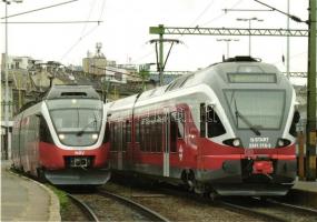 15 db MODERN magyar villanymozdonyos képeslap / 15 modern Hungarian electric locomotives