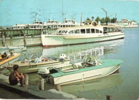 20 db MODERN magyar folyami és balatoni hajós képeslap / 20 modern Hungarian river and Balaton ships