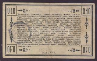 Franciaország/Peronne 1915. 10c T:II-