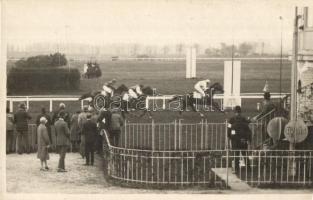 1928 Budapest IV. Újpesti lóversenypálya, Faragó photo (EK)