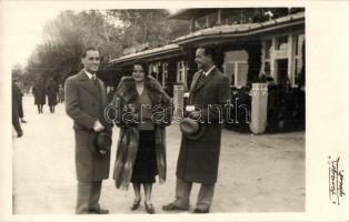 Budapest IV. Újpesti lóversenypálya, csoportkép, Faragó photo