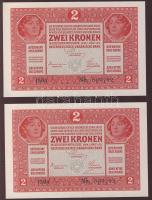 1917. 2K (2x) egymásutáni sorszámokkal T:I