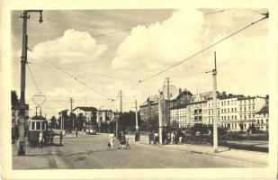 12 db RÉGI lengyel városképes lap, fotó képeslapok / 12 pre-1945 Polish town-view postcards and photos