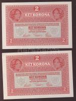 1917. 2K (2x) egymásutáni sorszámokkal T:I