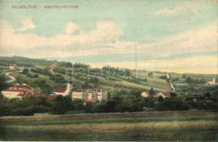 Felsőlövő, Oberschützen; Látkép, Kirnbauer Ottó kiadása / general view (EK)