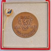 1968. "Városunkért 1718-1968 / Békéscsaba" Br emlékérem tokban (50mm), mellette zománcozot...