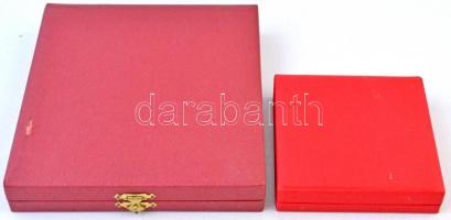 1968. "Városunkért 1718-1968 / Békéscsaba" Br emlékérem tokban (50mm), mellette zománcozot...