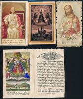 cca 1800-1900 4 db szentkép, közte kézzel színezett rézmetszetű és litho is