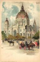 11 db RÉGI főleg olasz városképes litho lap (közte 1 osztrák és 1 német litho) / 11 pre-1945 mostly ...