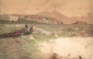 11 db RÉGI főleg olasz városképes litho lap (közte 1 osztrák és 1 német litho) / 11 pre-1945 mostly ...