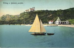 6 db RÉGI magyar városképes lap, Balaton és környéke / 6 pre-1945 Hungarian town-view postcards