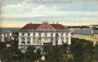 6 db RÉGI magyar városképes lap, Balaton és környéke / 6 pre-1945 Hungarian town-view postcards