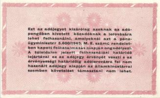 1946. 1000.000AP (3x) v.j. nélküli papíron T:I