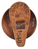 ~1948. "Gépjárművezetők Szabad Szakszervezete" zománcozott Br gomblyukjelvény, "1548&...