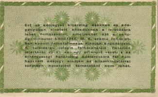 1946. 50.000AP hátlapi vékonybetűs szöveggel, a szövegben a legtöbb helyen a betűkön nics ékezet! Ri...