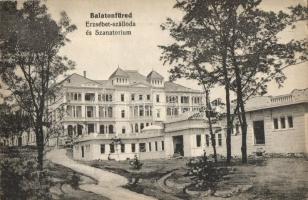 Balatonfüred, Erzsébet szálloda és szanatórium. Kurzweil fényképész kiadása