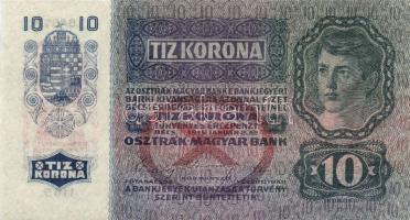 1915. 10K (2x) "Deutschösterreich" fny-sal , egymásutáni sorszámokkal T:I