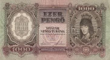 1943. 1000P (2x) egymásutáni sorszámokkal T:I,I-