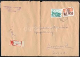 1983 Ajánlott levél Dunavecse szükségragjeggyel