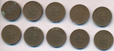 1946. 2f tombak (10x) + 1947. 2f tombak (24x) T:2,2-