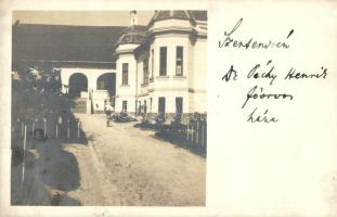 1913 Szentendre, Dr. Péchy Henrik főorvos háza, photo (EK)