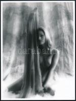 7 db aktfotó, közte színesek is, különböző méretben