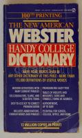 The new american Webster handy college dictionary. 1981. Paperback, little damaged condition.