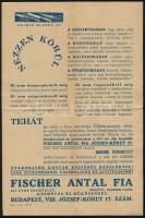 9 db régi számolócédula + reklám szórólap