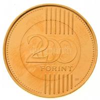 2009. 200Ft aranyozott forgalmi érme T:1-,2