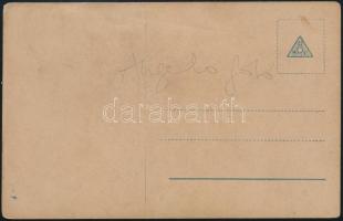 Haraszthy Mici színésznő, Angelo felvétele, fotólap, 14×9 cm