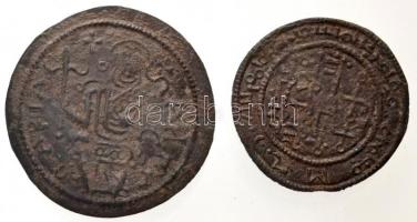 1172-1196. Rézpénz Cu "III. Béla" (2xklf) (3,48g/1,6g) T:2,2-
Hungary 1172-1196. Copper c...