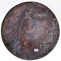 Zsákodi Csiszér János (1883-1953) 1930. "Sanctus Emericus" fém plakett, hátoldalán két csa...