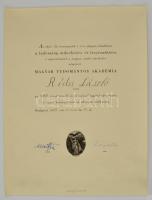 1949-1956 Rédei László (1900-1980) kossuth-díjas matematikus, egyetemi tanár, MTA levelez, valamint ...