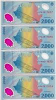 Románia 1999. 2000L "Napfogyatkozás" (9x) sorszámkövetők T:I-
Romania 1999. 2000 Lei &quo...
