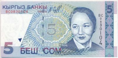 Kirgizisztán 1997. 5S T:I  Kyrgyzstan 1997. 5 Som C:UNC Krause 13