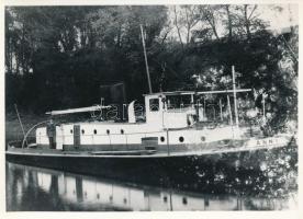 Az S.M. Anny dunai hajó. 1980-as években készült nagyítás 18x12 cm