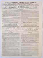 Orosz Birodalom 1890. "Orosz Birodalom kormánya 1890. évi 4%-os Arany Kölcsöne, második kiadás&...