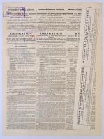 Orosz Birodalom 1896. "Orosz Birodalom kormánya 1896. évi 3%-os Arany Kölcsöne" kötvény 18...
