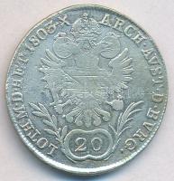 1803B 20kr Ag "I. Ferenc" (6,25g) T:3 juszt.
Hungary 1803B 20 Kreuzer Ag "Franz I&qu...