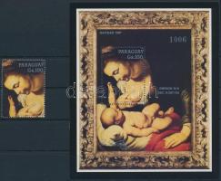 Rubens paintings stamp + block, Rubens festmény bélyeg + blokk