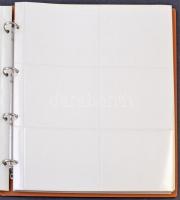 Nagy alakú, jó állapotú "Cartes Postales" képeslap album 240 férőhellyel / Big sized postc...